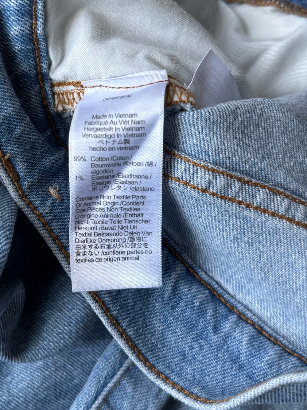 Madewell The Perfect Vintage Jean Raebrook Wash Blue Denim Size 27P - Picture 10 of 10